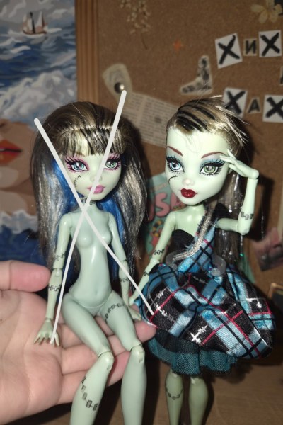 Monster high Френки sweet 1600 и нюд Группа поддержки